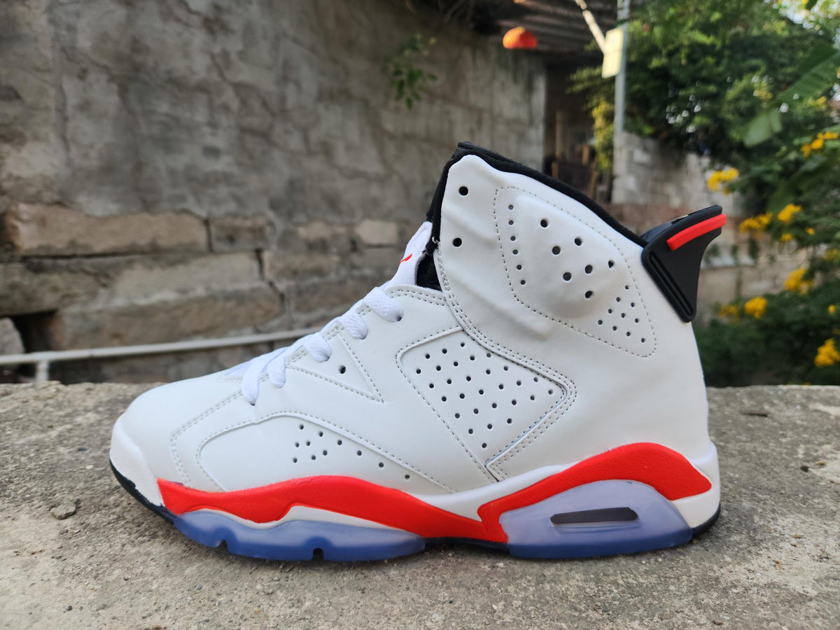 Air Jordan 6 Retro Men’s White Infrared Black
