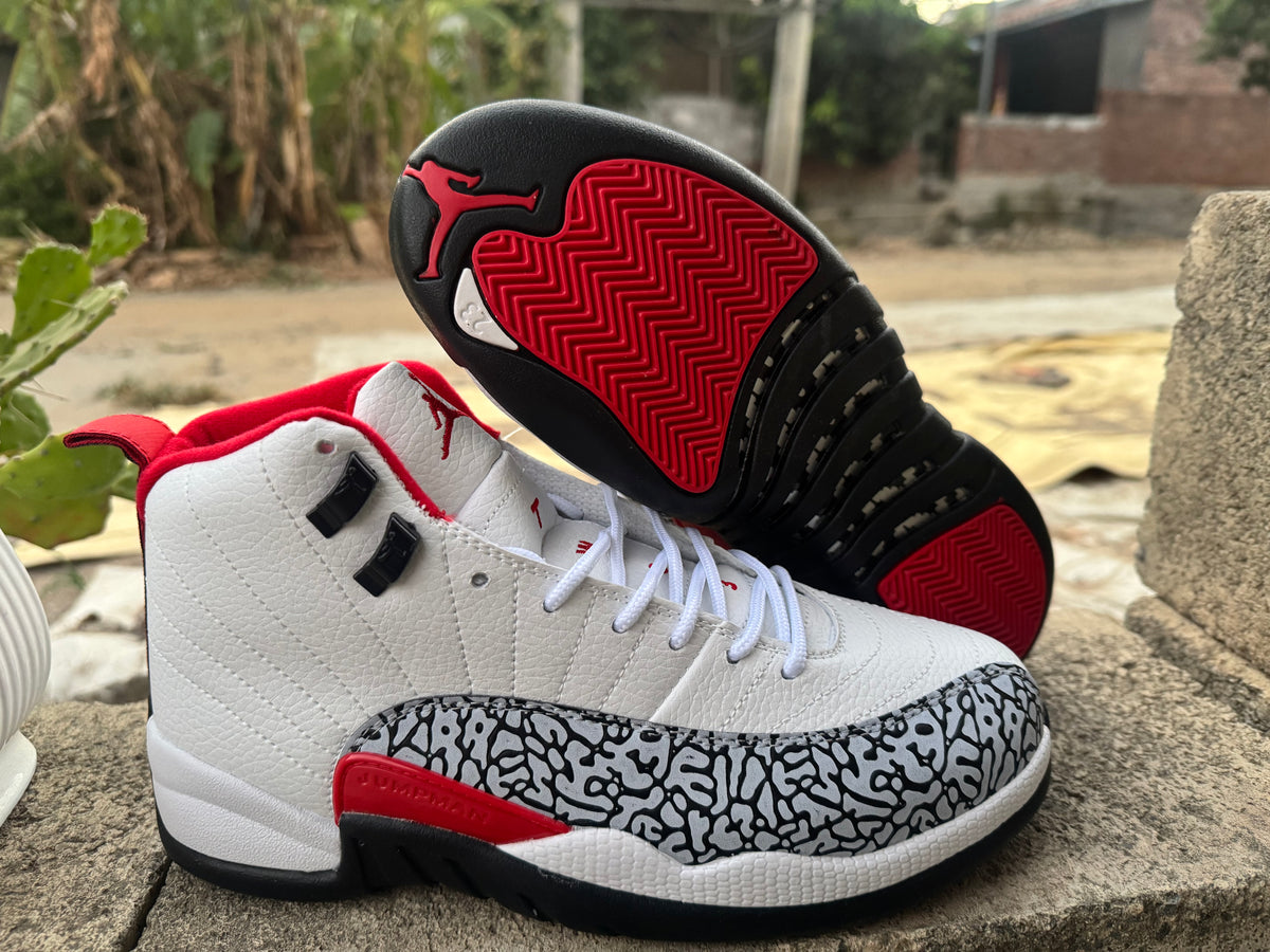 Air Jordan 12 Retro Floral White Black Multi-Color Men's & Women's
