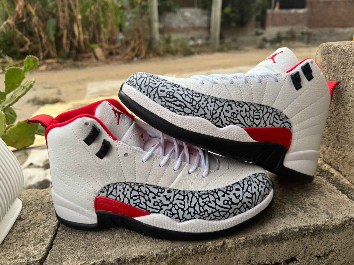 Air Jordan 12 Retro Floral White Black Multi-Color Men's & Women's