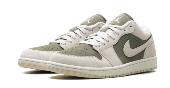 Air Jordan 1 Low SE Medium Olive/Sail HV4089-201 | Heritage Low-Top