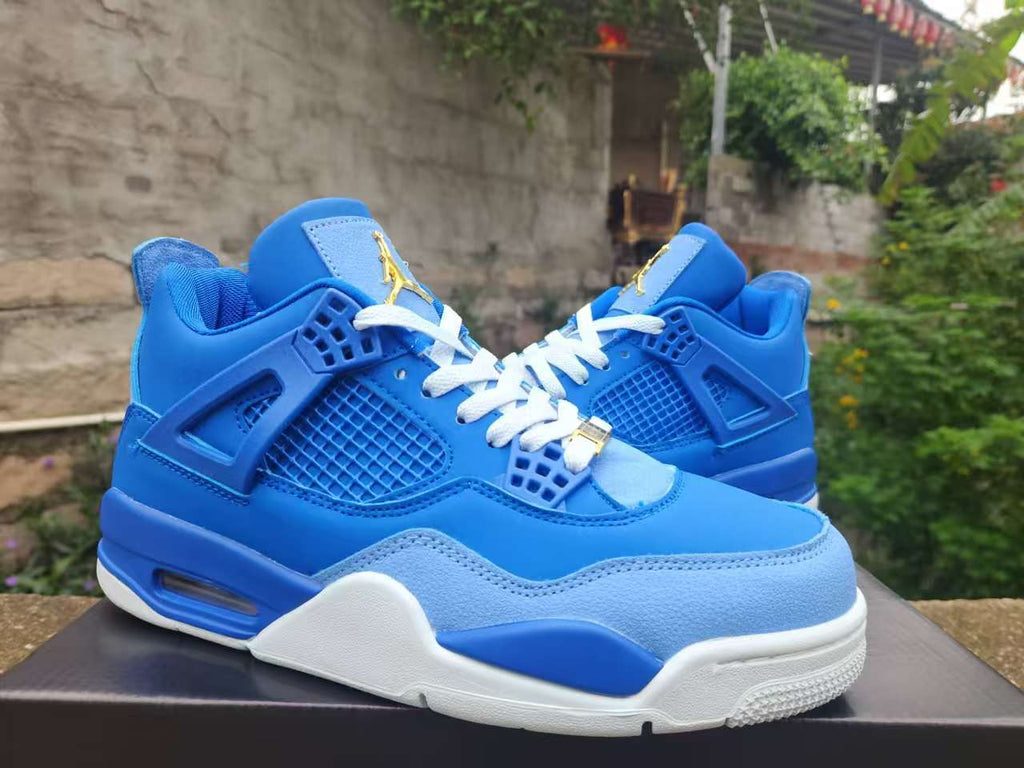 Air Jordan 4 Retro Royal Blue-Gold