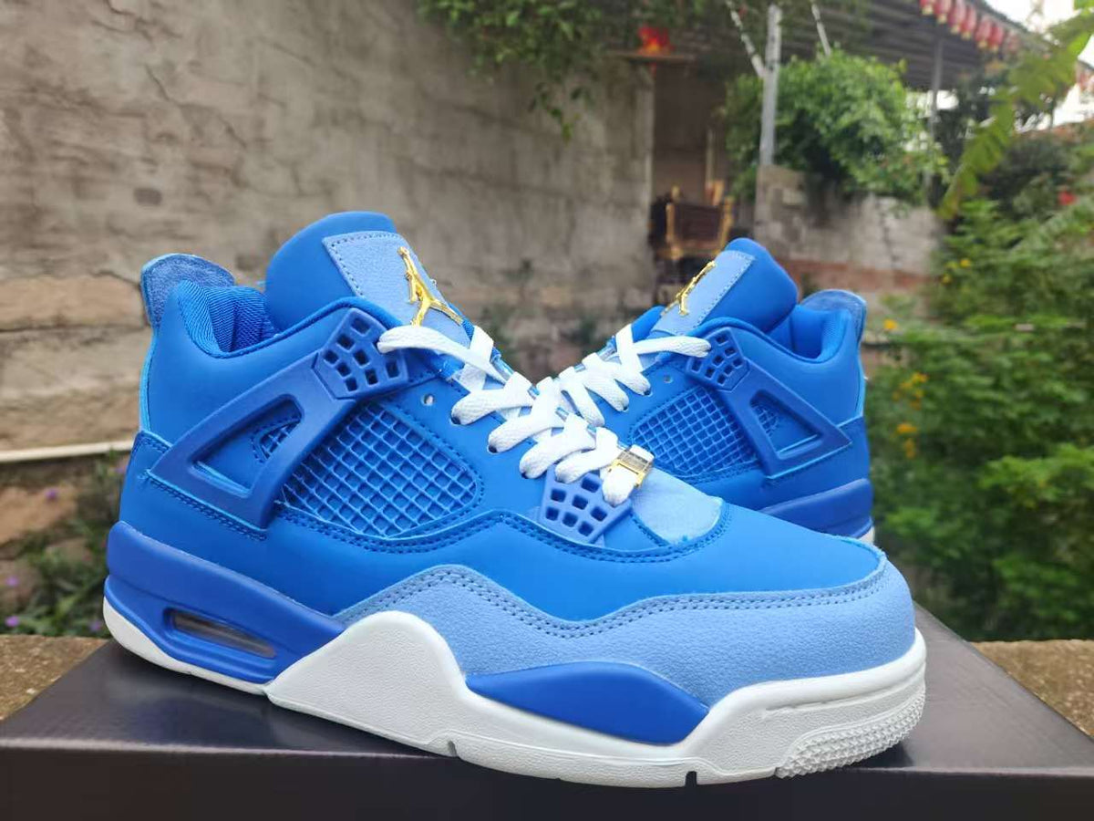 Air Jordan 4 Retro Royal Blue-Gold