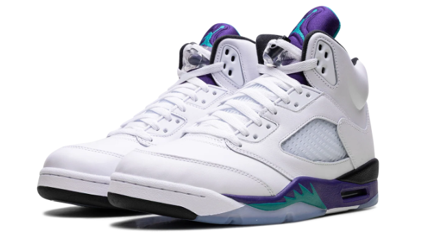 Air Jordan 5 Retro OG Grape 2025 HQ7978-100 | Classic White & Purple