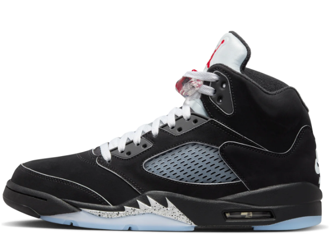 Air Jordan 5 Retro OG Black Metallic Reimagined HF3975-001 | Reflective Tongue