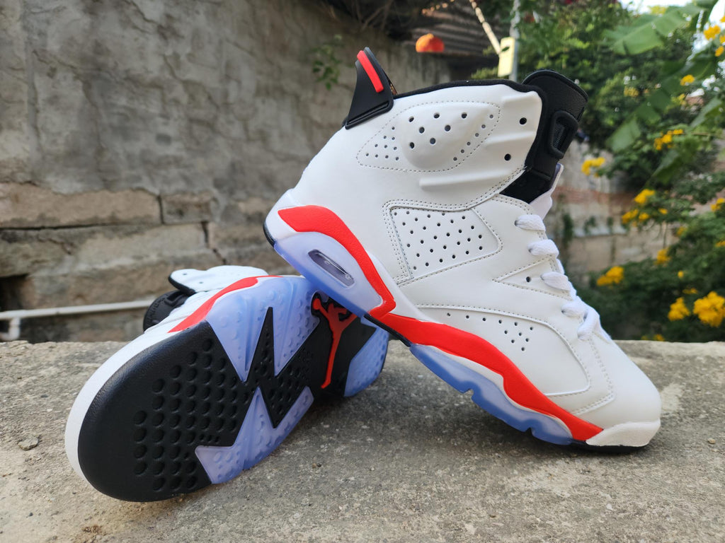 Air Jordan 6 Retro Men’s White Infrared Black