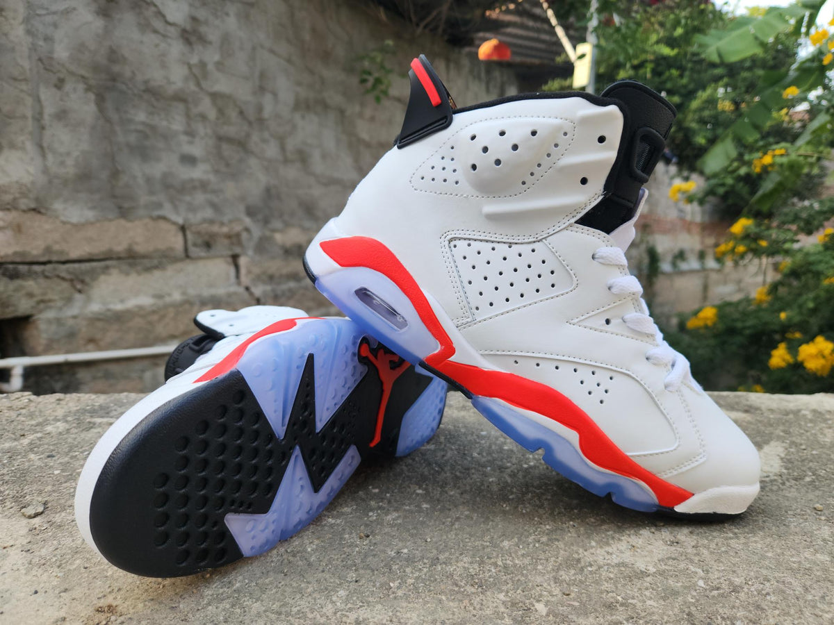 Air Jordan 6 Retro Men’s White Infrared Black
