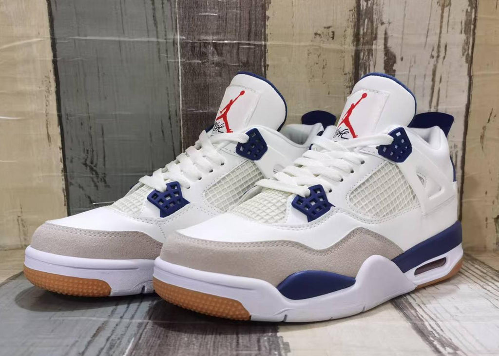 Air Jordan 4 Retro Off-White Blue