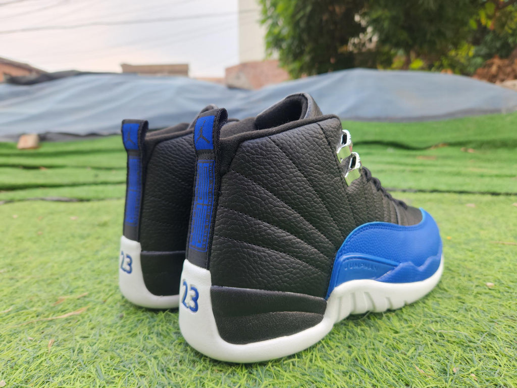 Air Jordan 12 Black Blue White Men's & Women's