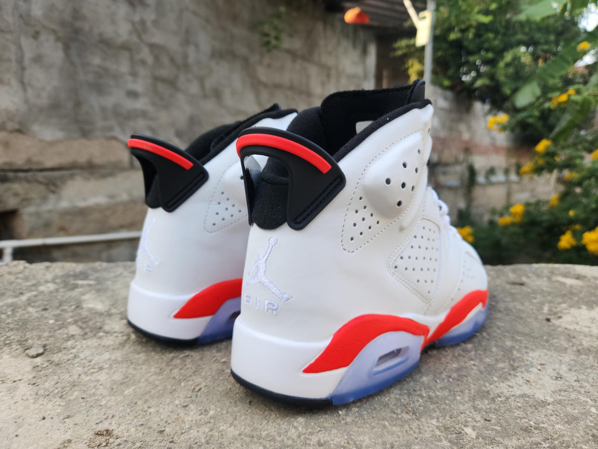 Air Jordan 6 Retro Men’s White Infrared Black