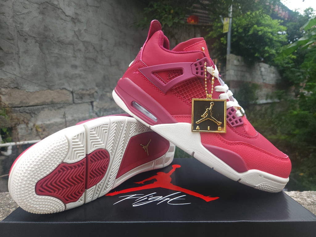 Air Jordan 4 Retro Red-Purple-Gold