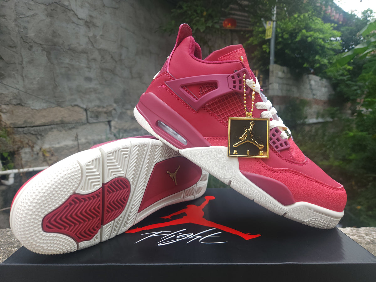 Air Jordan 4 Retro Red-Purple-Gold