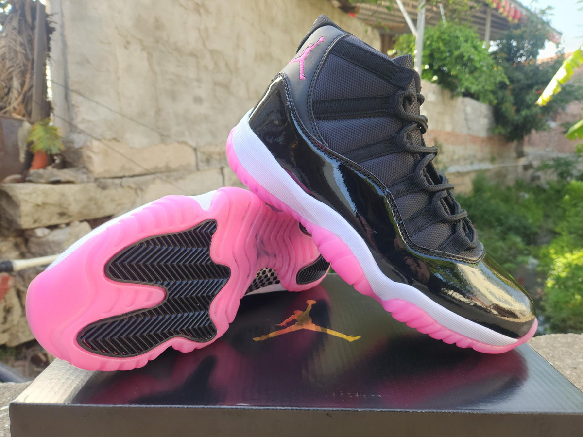 Air Jordan 11 Retro Black-Rose Red
