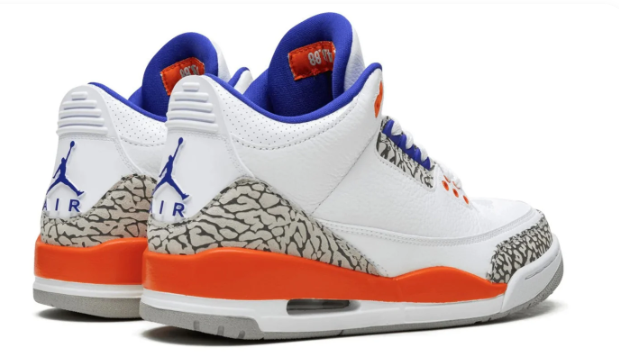 Air Jordan 3 Retro Knicks | Blue & Orange High-Top