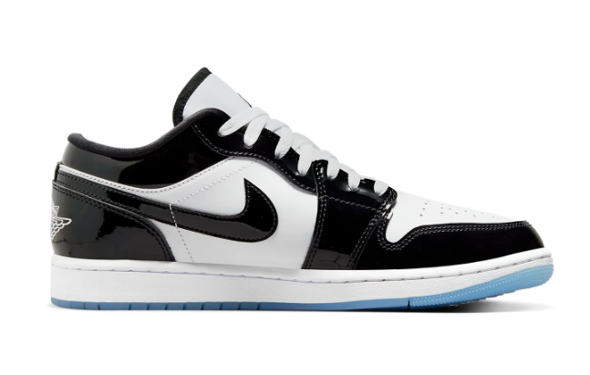 Air Jordan 1 Low SE Black/White Concord F1C329 | Court Heritage