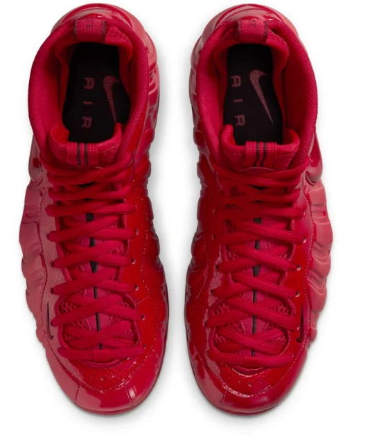 Nike Air Foamposite Pro Gym Red & Black | Sculpted Basketball Sneaker