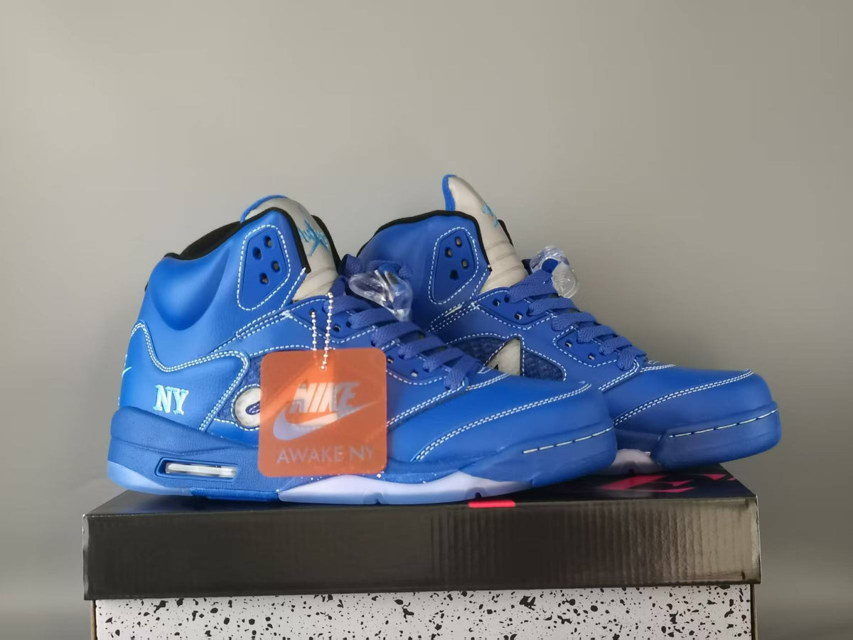 Air Jordan 5 Retro “NY” Arctic Blue/Black (Copy)