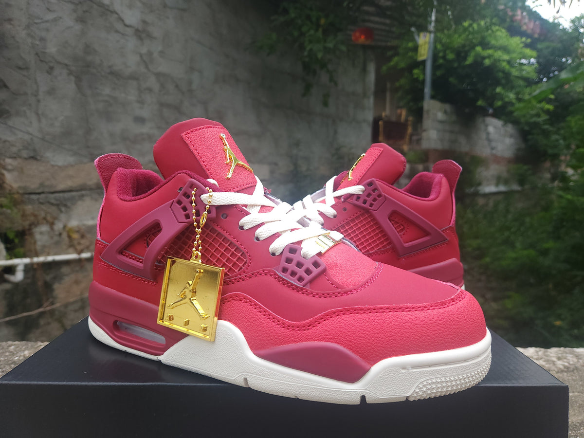 Air Jordan 4 Retro Red-Purple-Gold