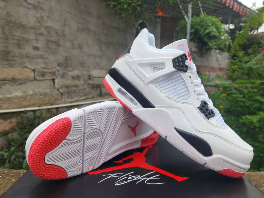 Air Jordan 4 Retro White-Red