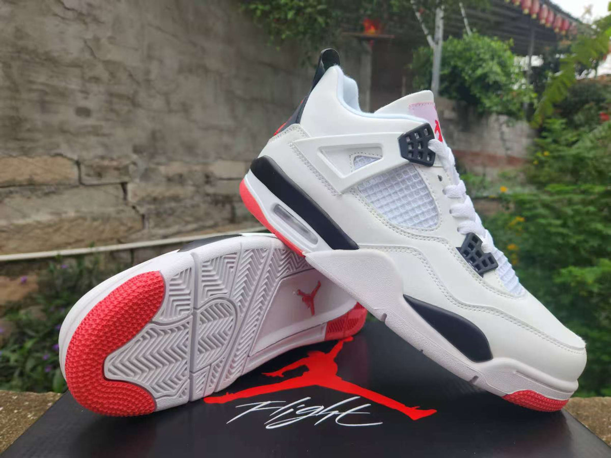 Air Jordan 4 Retro White-Red