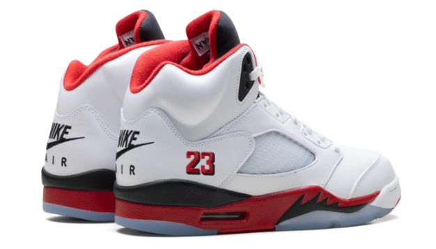 Air Jordan 5 Retro “Fire Red Black Tongue” (2025)