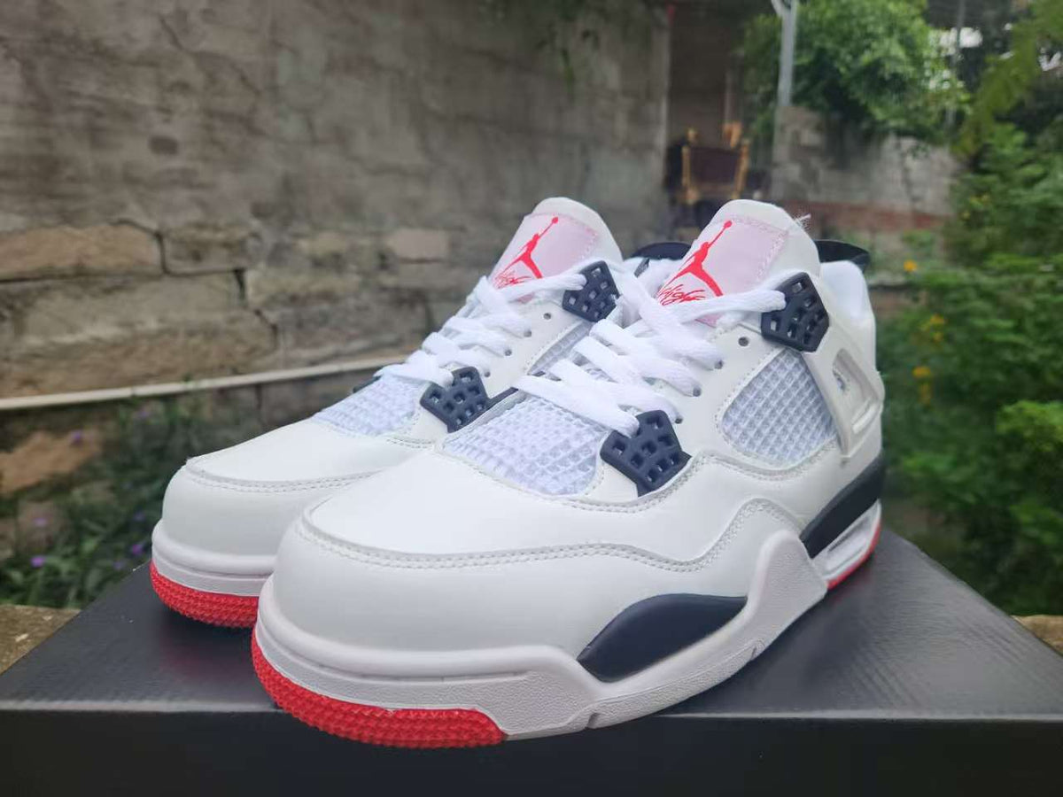 Air Jordan 4 Retro White-Red