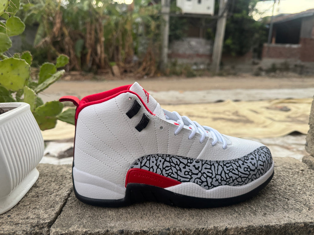 Air Jordan 12 Retro Floral White Black Multi-Color Men's & Women's