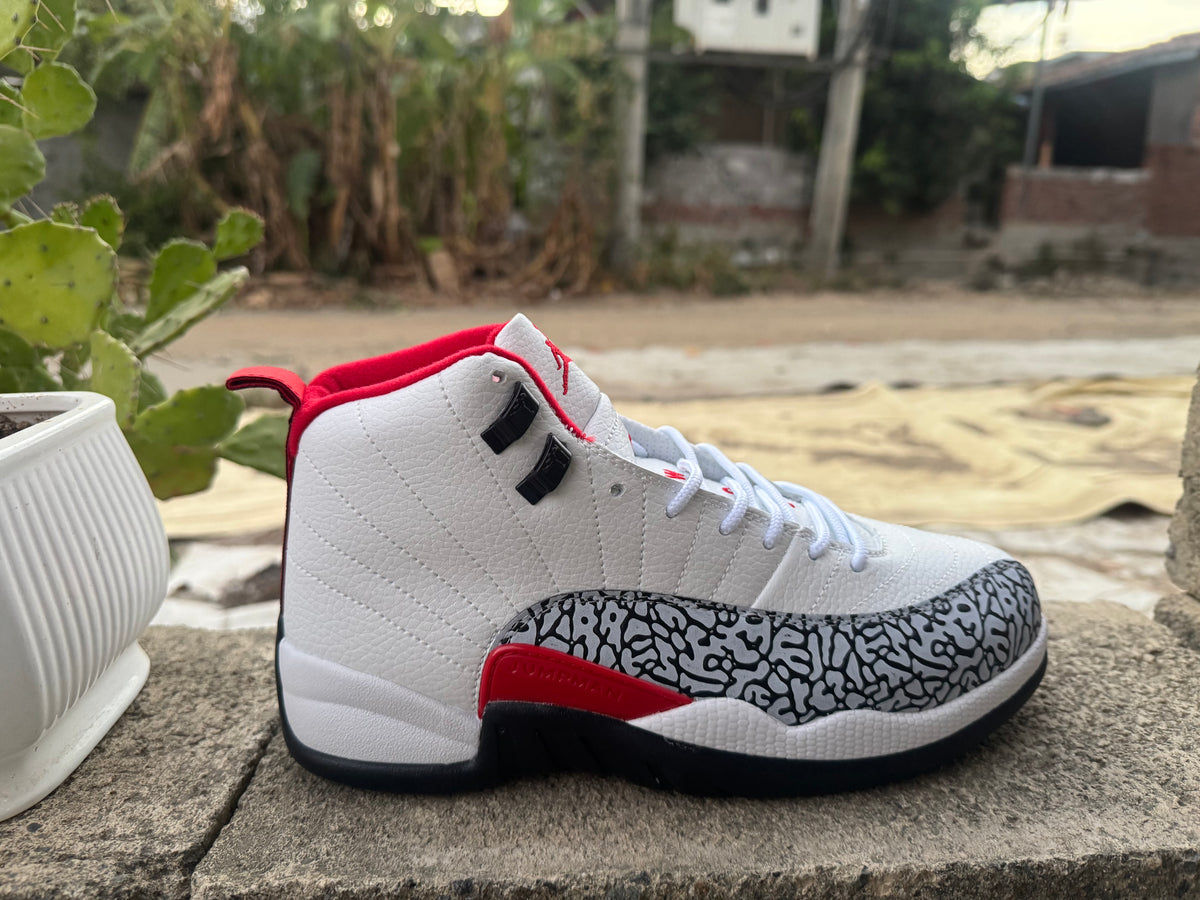 Air Jordan 12 Retro Floral White Black Multi-Color Men's & Women's