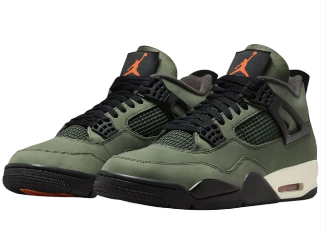 Undefeated x Air Jordan 4 Deep Green 2025 | Collaboration High-Top