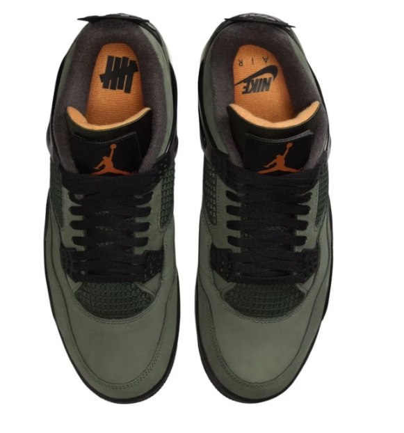 Undefeated x Air Jordan 4 “Deep Green” (2025)
