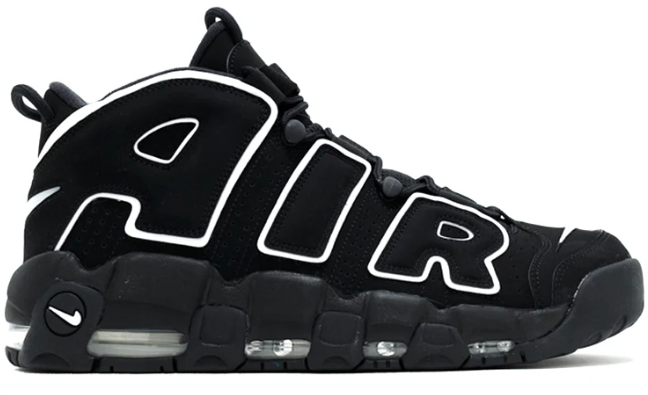 Nike Air More Uptempo Black & White 414962-00 | Bold Court Classic
