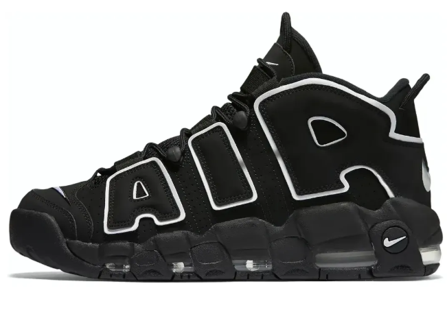 Nike Air More Uptempo Black & White 414962-00 | Bold Court Classic