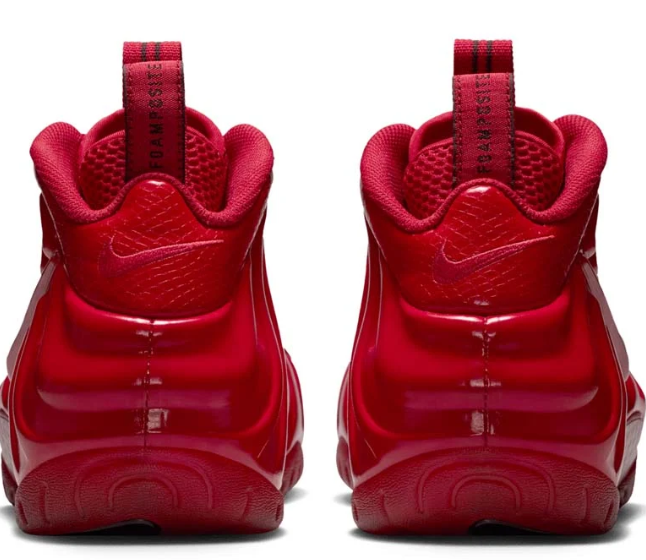 Nike Air Foamposite Pro Gym Red & Black | Sculpted Basketball Sneaker