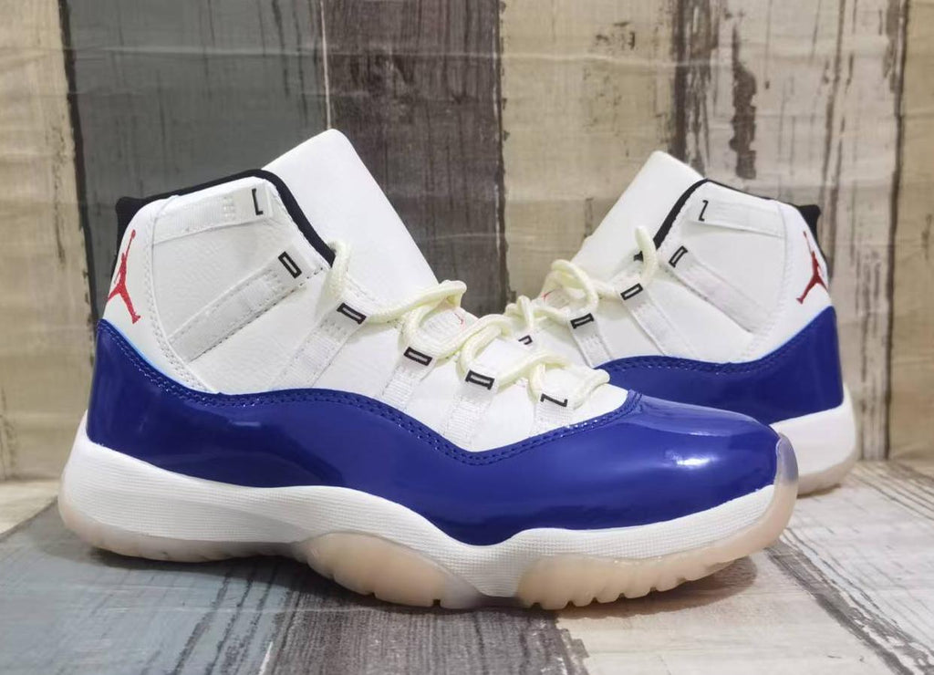 Air Jordan 11 Retro White Blue Red Men's & Women's