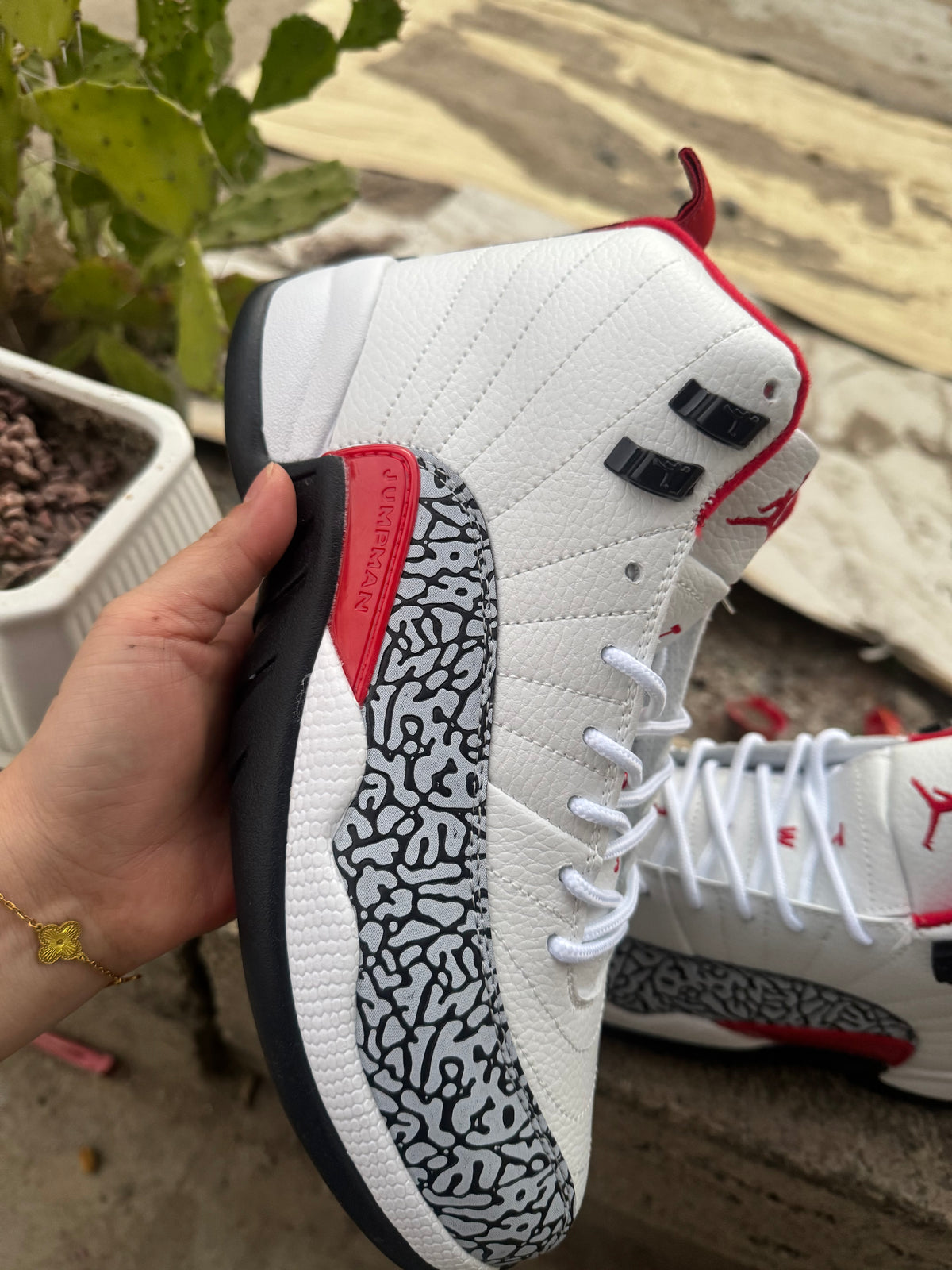 Air Jordan 12 Retro Floral White Black Multi-Color Men's & Women's