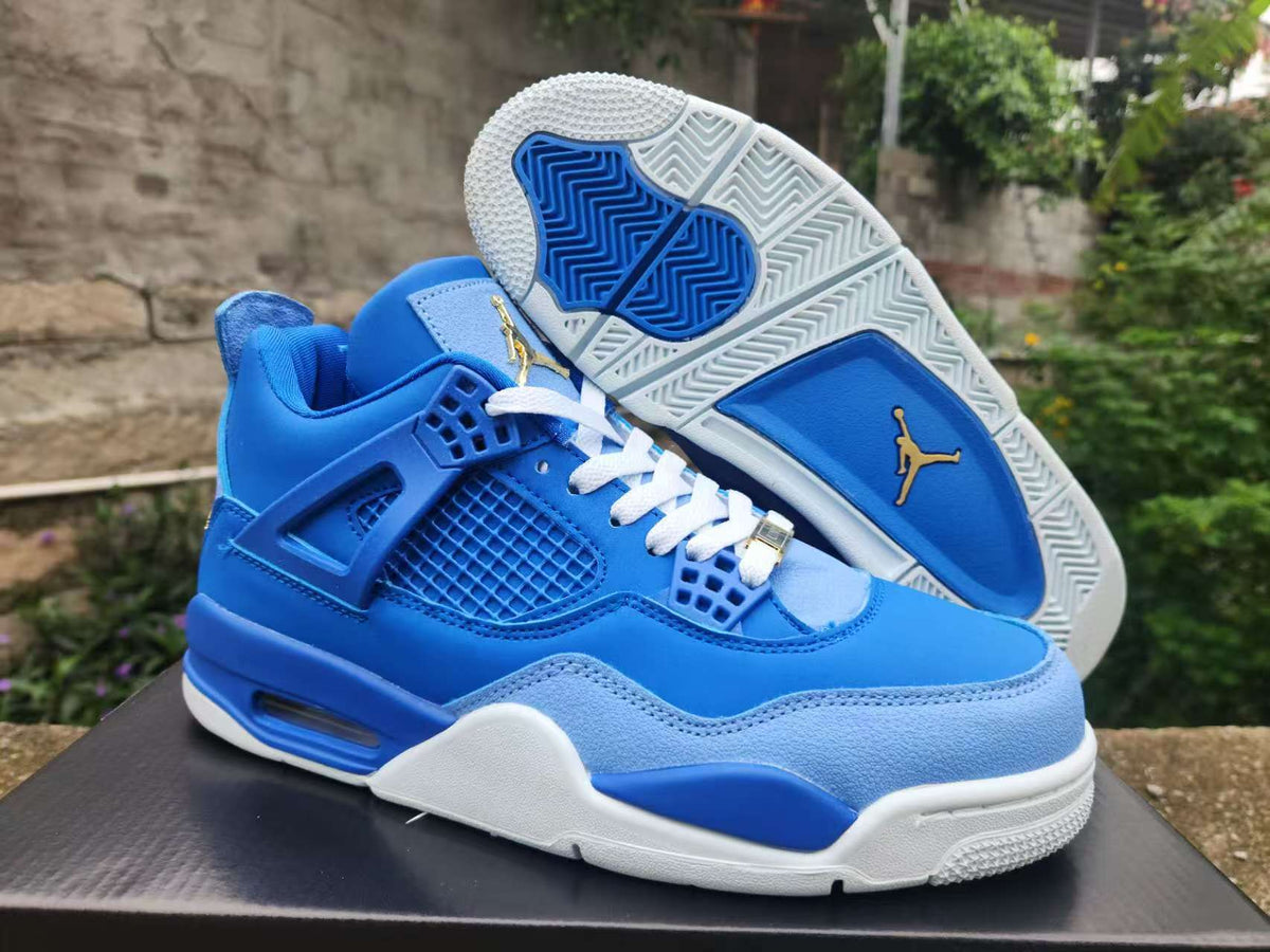 Air Jordan 4 Retro Royal Blue-Gold