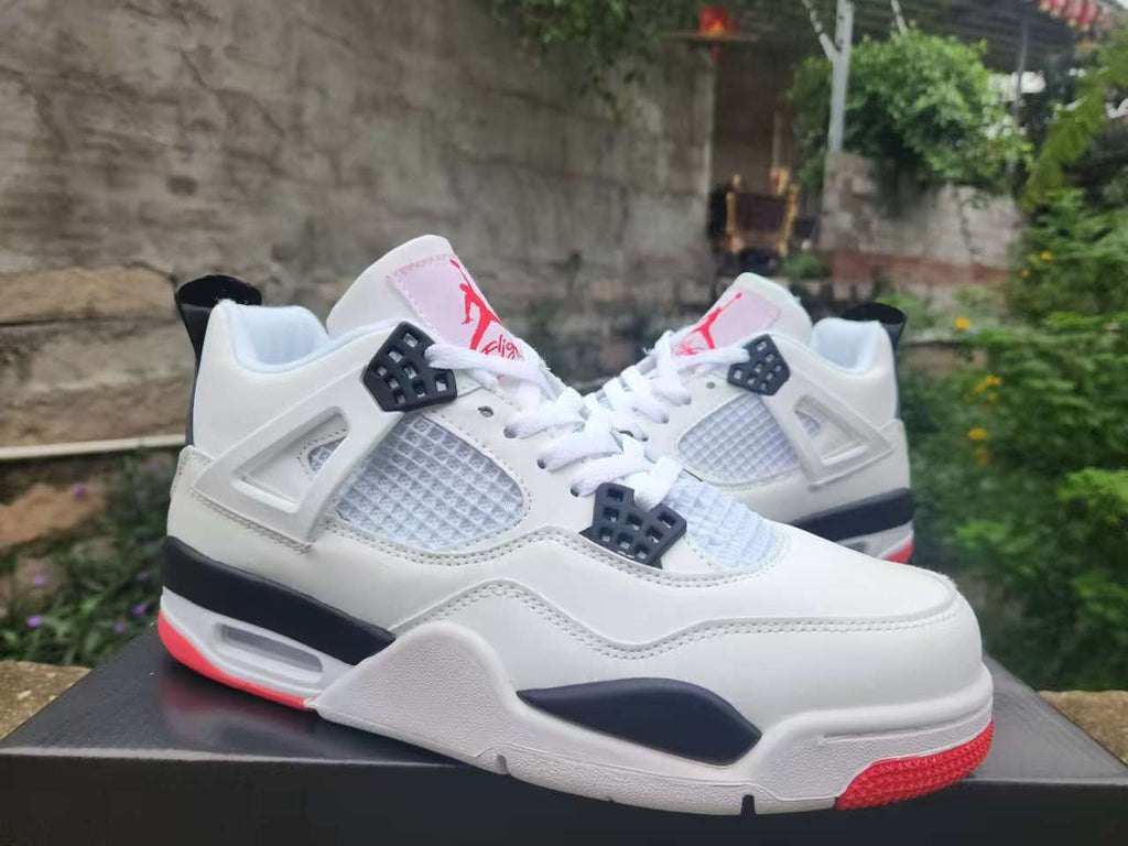 Air Jordan 4 Retro White-Red