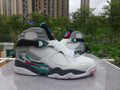 Air Jordan 8 Retro White-Grey-Green