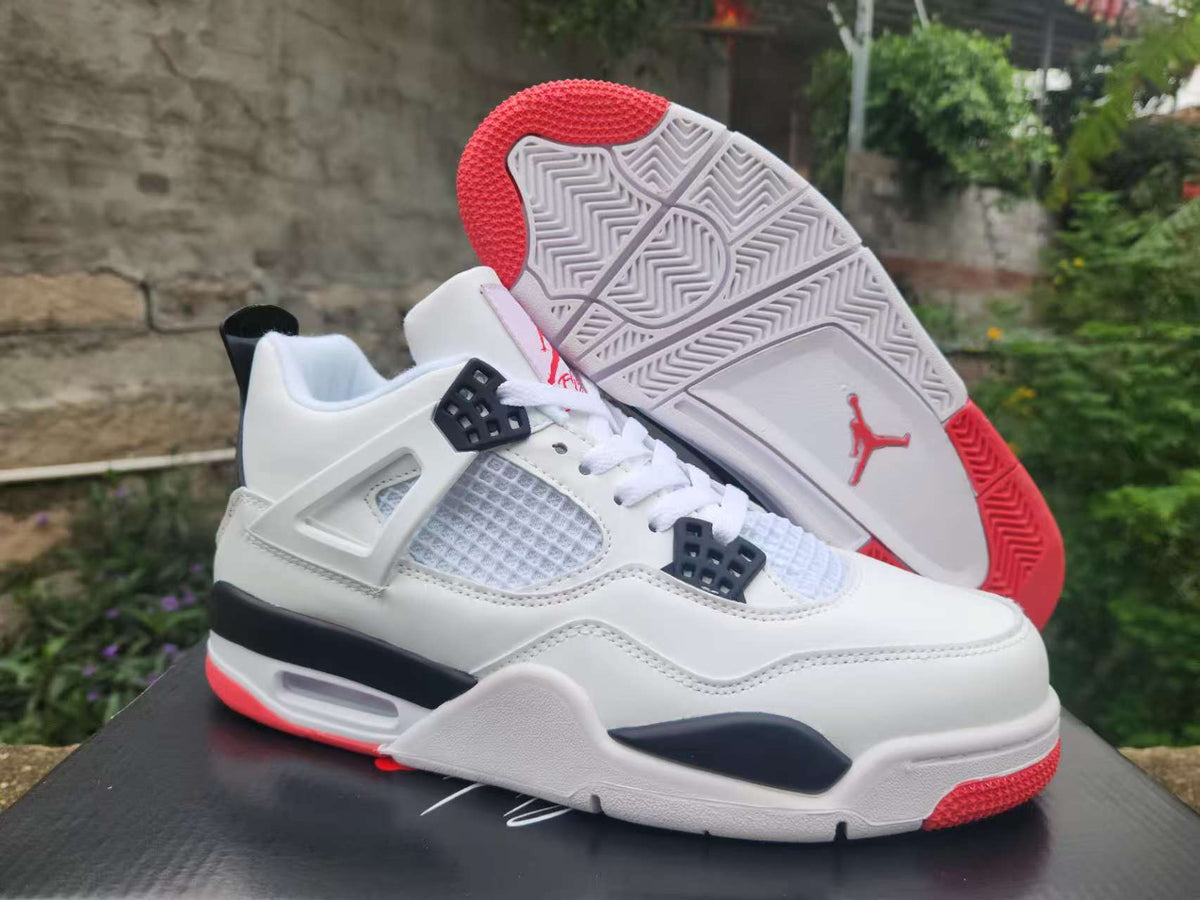 Air Jordan 4 Retro White-Red
