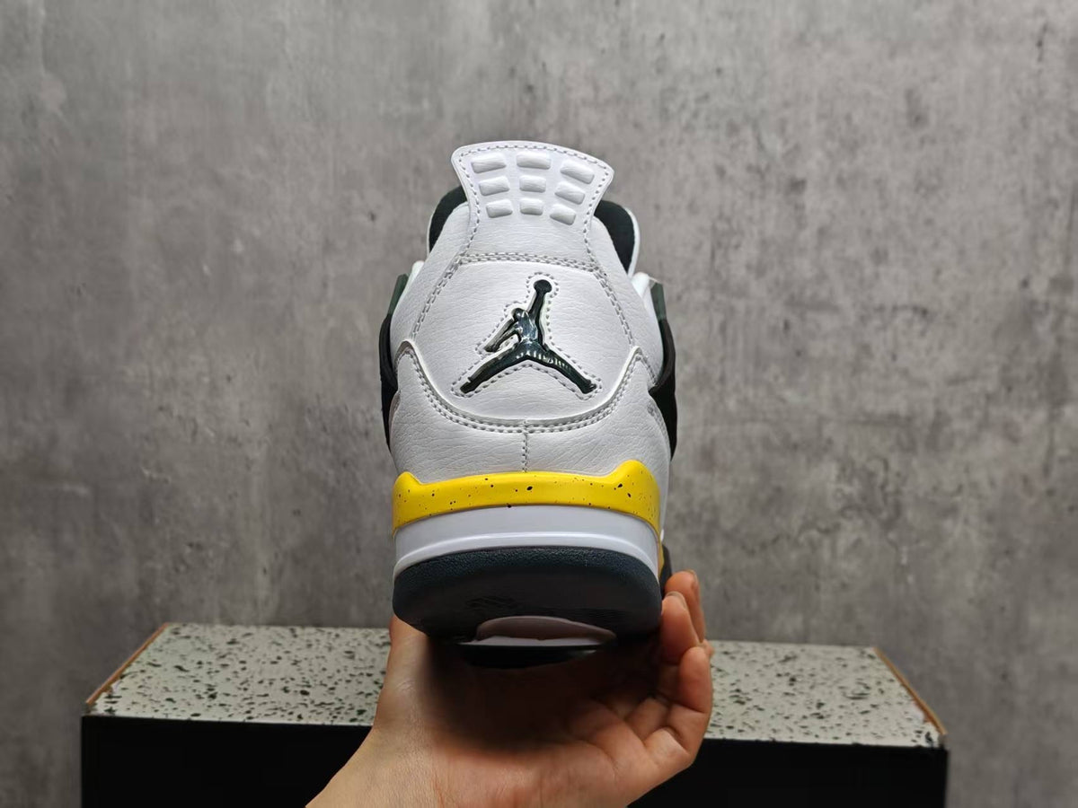 Air Jordan 4 Retro Lightning Tour Yellow White Dark Blue Grey