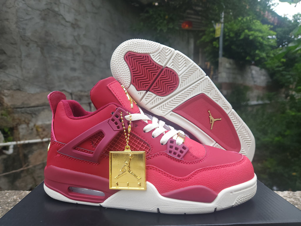 Air Jordan 4 Retro Red-Purple-Gold